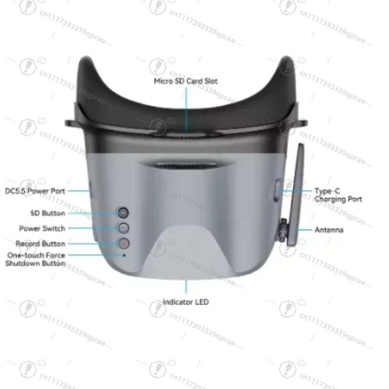 Fpv Drone Goggles - Analoge FPV-bril BETAFPV VR04 4.3