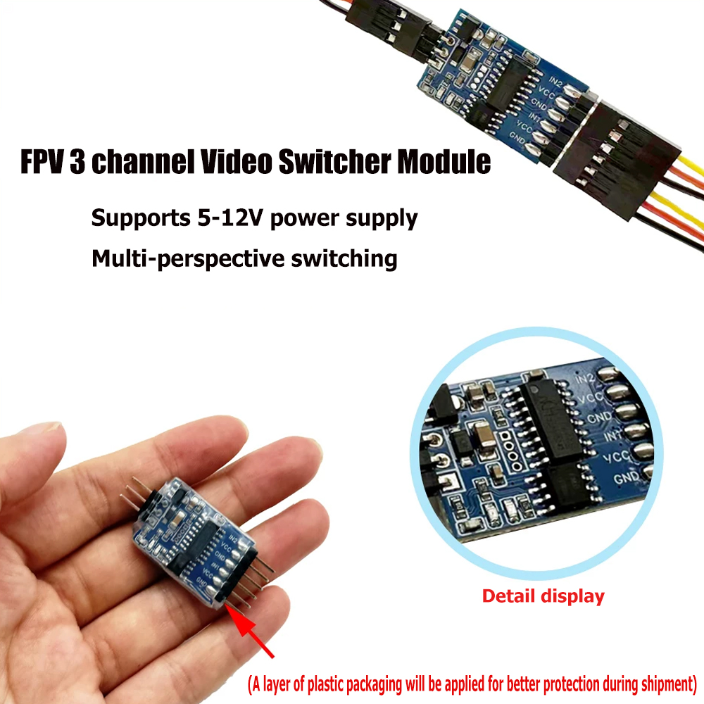5.8G 3 Kanaals Video Switcher  - Fpv Drone Receiver recensie en prijs