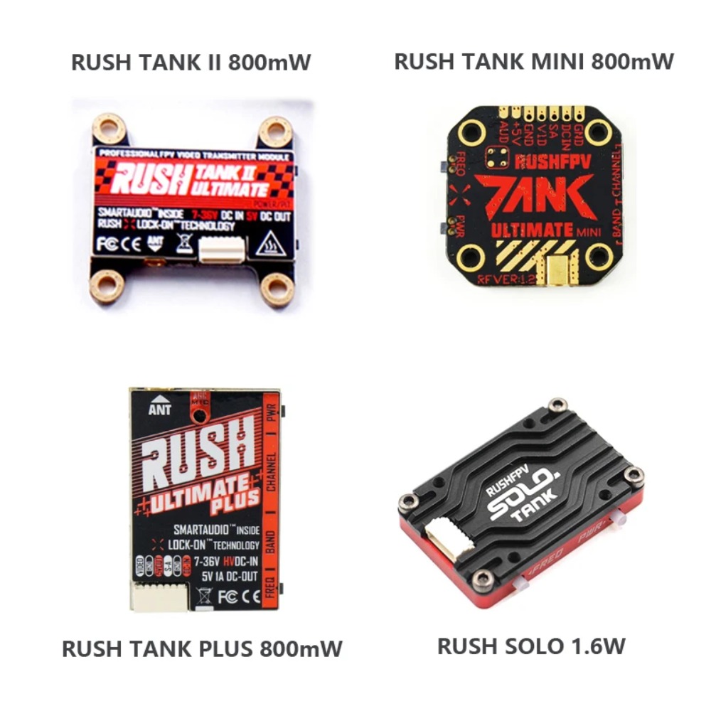 RUSH TANK Ultimate II/Mini/PLU - Fpv Drone Frame recensie en prijs